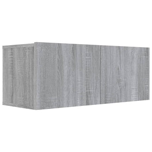 vidaXL 6-Piece TV Cabinet Set Sonoma Grey Engineered Wood