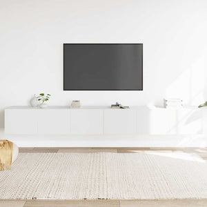 vidaXL 3-Piece TV Cabinet Set White Engineered Wood