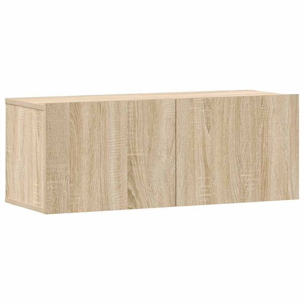 vidaXL 3-Piece TV Cabinet Set Sonoma Oak Engineered Wood