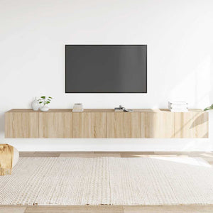 vidaXL 3-Piece TV Cabinet Set Sonoma Oak Engineered Wood