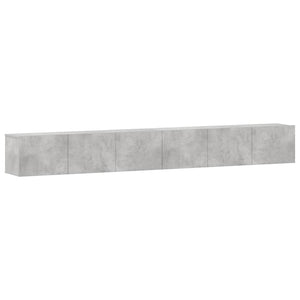 vidaXL 3-Piece TV Cabinet Set Concrete Grey Engineered Wood
