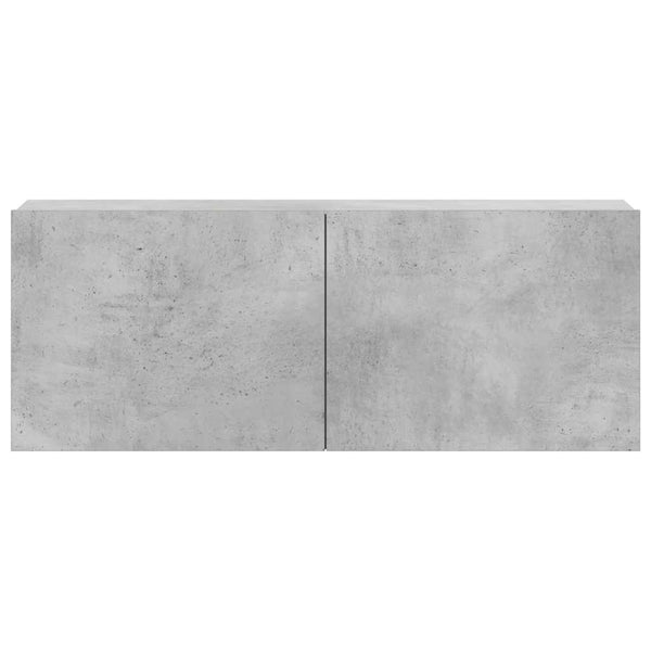 vidaXL 3-Piece TV Cabinet Set Concrete Grey Engineered Wood