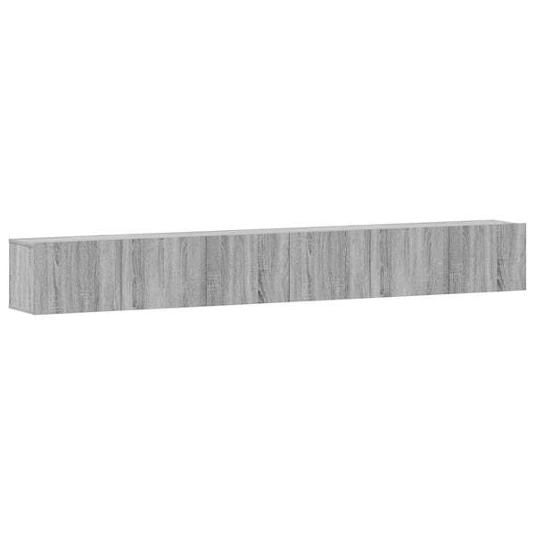 vidaXL 3-Piece TV Cabinet Set Grey Sonoma Engineered Wood