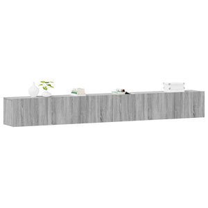 vidaXL 3-Piece TV Cabinet Set Grey Sonoma Engineered Wood