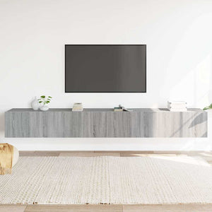 vidaXL 3-Piece TV Cabinet Set Grey Sonoma Engineered Wood