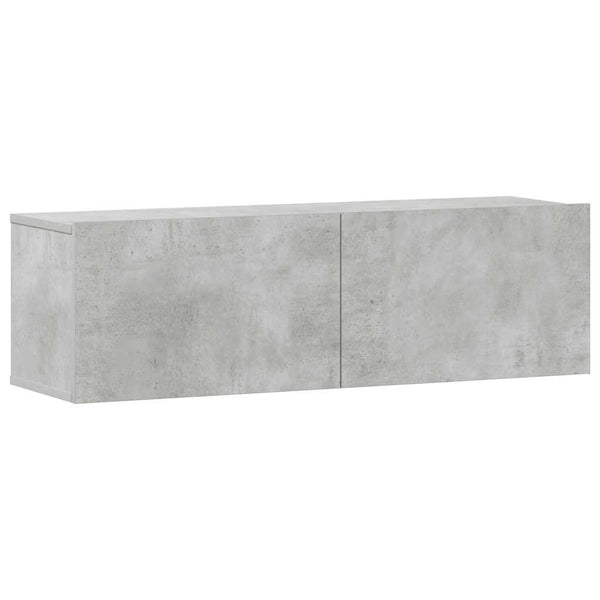 vidaXL 3-Piece TV Cabinet Set Concrete Grey Engineered Wood