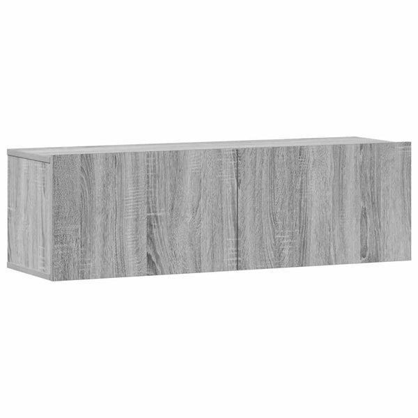 vidaXL 3-Piece TV Cabinet Set Grey Sonoma Engineered Wood