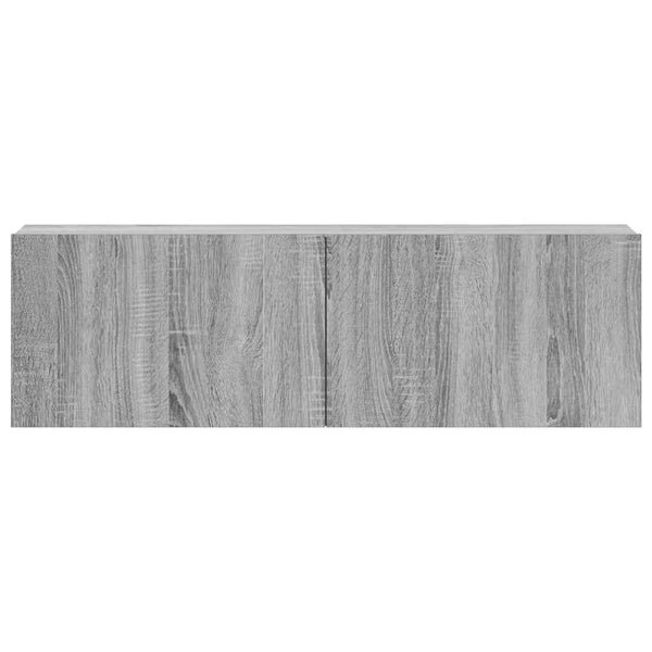 vidaXL 3-Piece TV Cabinet Set Grey Sonoma Engineered Wood