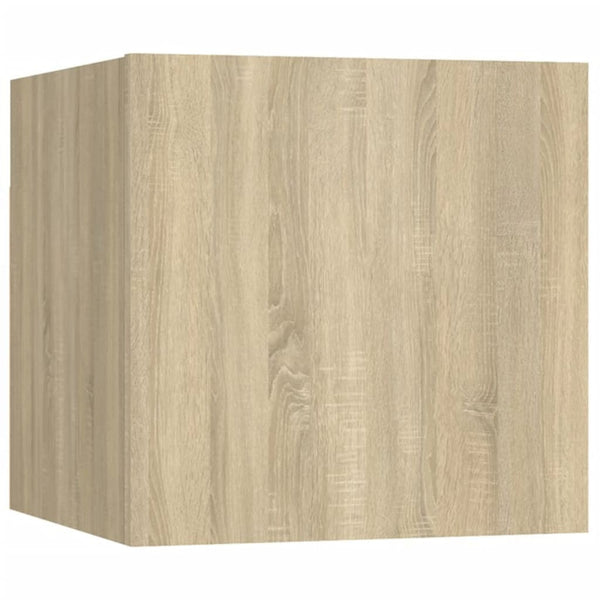 vidaXL 8-Piece TV Cabinet Set Sonoma Oak Engineered Wood