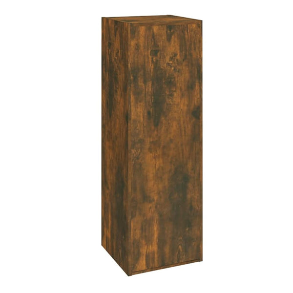 vidaXL 8-piece TV Cabinet Set Smoked Oak Engineered Wood
