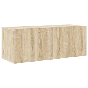 vidaXL 7-Piece TV Cabinet Set Sonoma Oak Engineered Wood