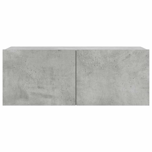 vidaXL 7-Piece TV Cabinet Set Concrete Grey Engineered Wood