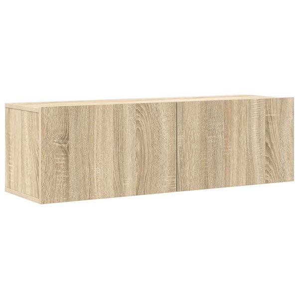 vidaXL 7-Piece TV Cabinet Set Sonoma Oak Engineered Wood