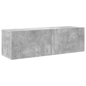 vidaXL 7-Piece TV Cabinet Set Concrete Grey Engineered Wood