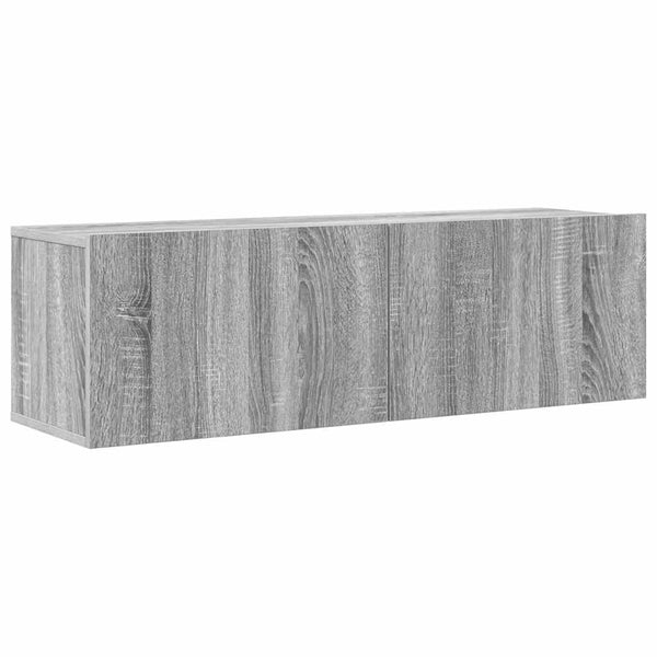 vidaXL 7-Piece TV Cabinet Set Sonoma Grey Engineered Wood