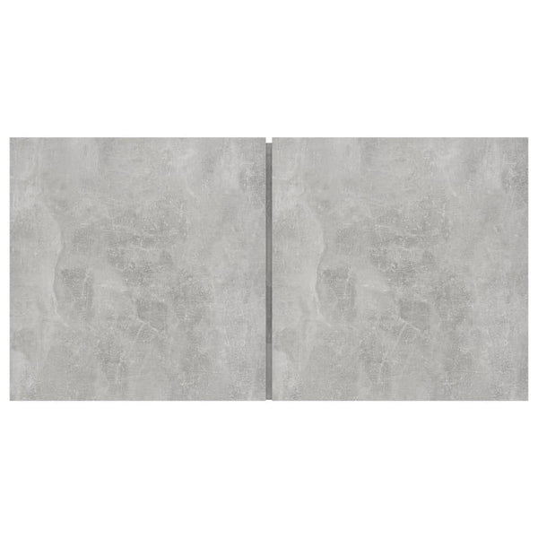 vidaXL 4-Piece TV Cabinet Set Concrete Grey Engineered Wood