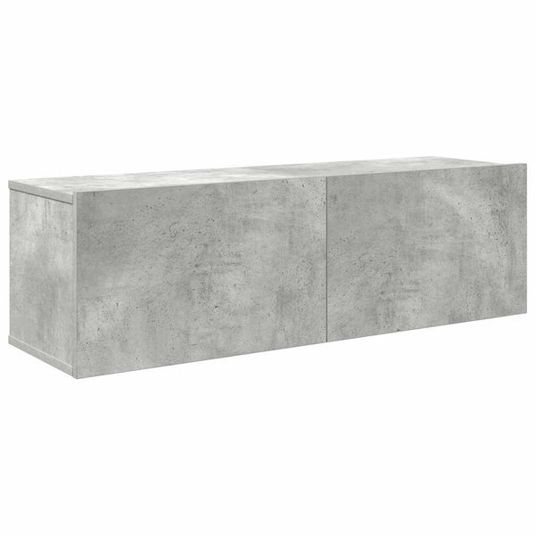 vidaXL 7-Piece TV Cabinet Set Concrete Grey Engineered Wood