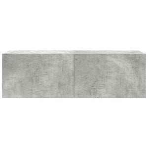 vidaXL 7-Piece TV Cabinet Set Concrete Grey Engineered Wood