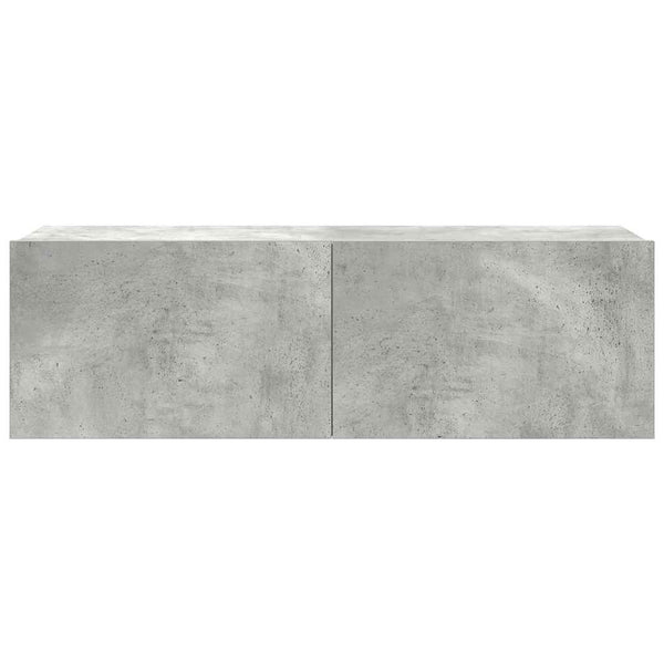 vidaXL 7-Piece TV Cabinet Set Concrete Grey Engineered Wood
