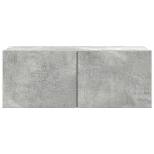 vidaXL 7-Piece TV Cabinet Set Concrete Grey Engineered Wood