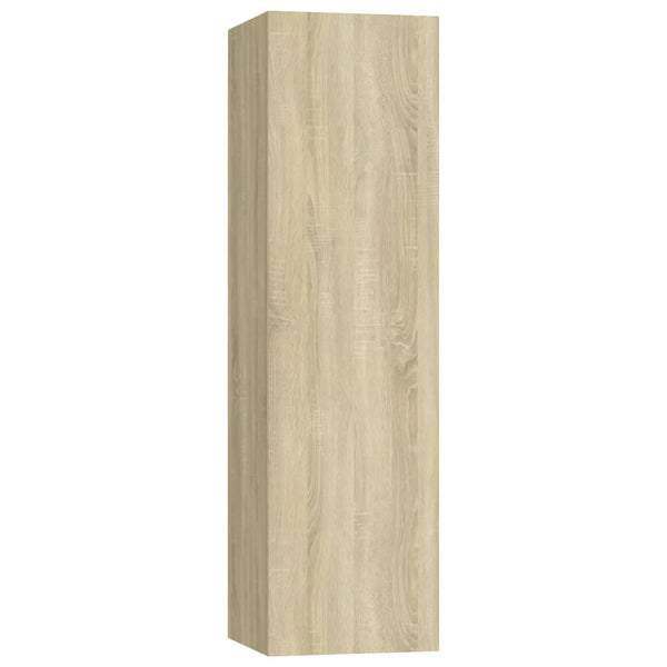 vidaXL 7-Piece TV Cabinet Set Sonoma Oak Engineered Wood