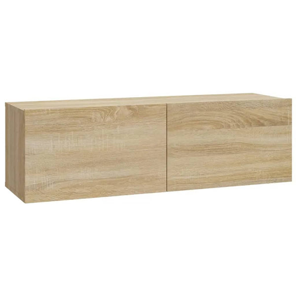 vidaXL 7-Piece TV Cabinet Set Sonoma Oak Engineered Wood