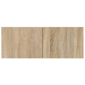 vidaXL TV Wall Cabinet Sonoma Oak Engineered Wood