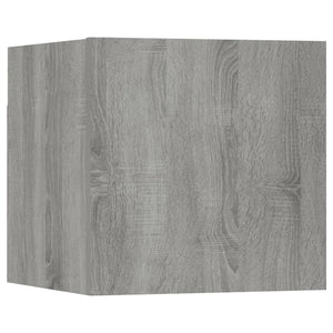 vidaXL TV Wall Cabinet Grey Sonoma Chipboard