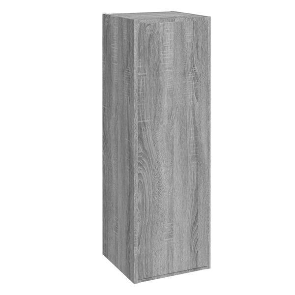 vidaXL TV Wall Cabinet Grey Sonoma Chipboard