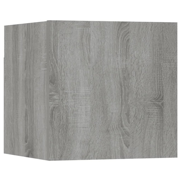 vidaXL TV Wall Cabinet Grey Sonoma Chipboard