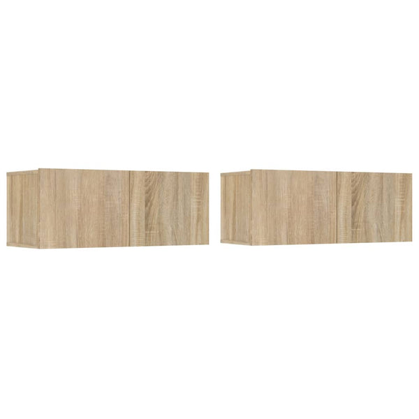 vidaXL 6-Piece TV Cabinet Set Sonoma Oak Engineered Wood