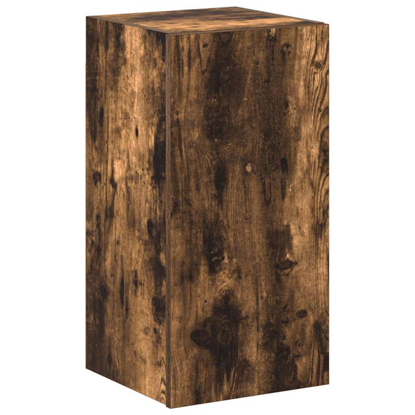 vidaXL 4-Piece TV Cabinet Set Smoked Oak Engineered Wood