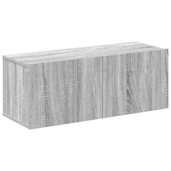 vidaXL 4-Piece TV Cabinet Set Grey Sonoma Engineered Wood