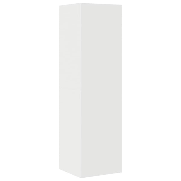 vidaXL 4-Piece TV Cabinet Set White Engineered Wood