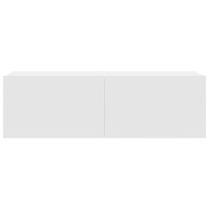 vidaXL 4-Piece TV Cabinet Set White Engineered Wood