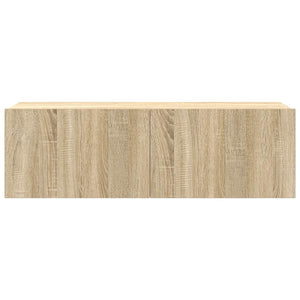 vidaXL 4-Piece TV Cabinet Set Sonoma Oak Engineered Wood