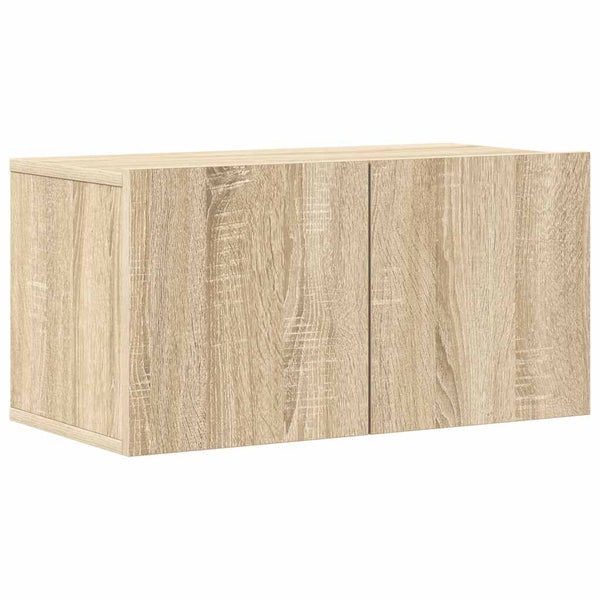 vidaXL 4-Piece TV Cabinet Set Sonoma Oak Engineered Wood