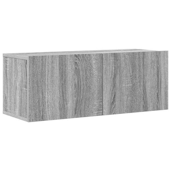 vidaXL 4-Piece TV Cabinet Set Grey Sonoma Engineered Wood