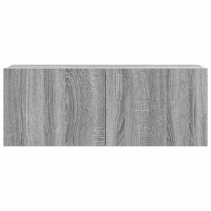 vidaXL 4-Piece TV Cabinet Set Grey Sonoma Engineered Wood