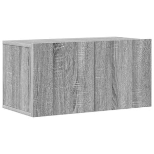 vidaXL 4-Piece TV Cabinet Set Grey Sonoma Engineered Wood