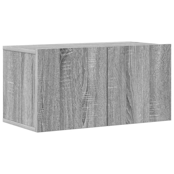 vidaXL 4-Piece TV Cabinet Set Grey Sonoma Engineered Wood