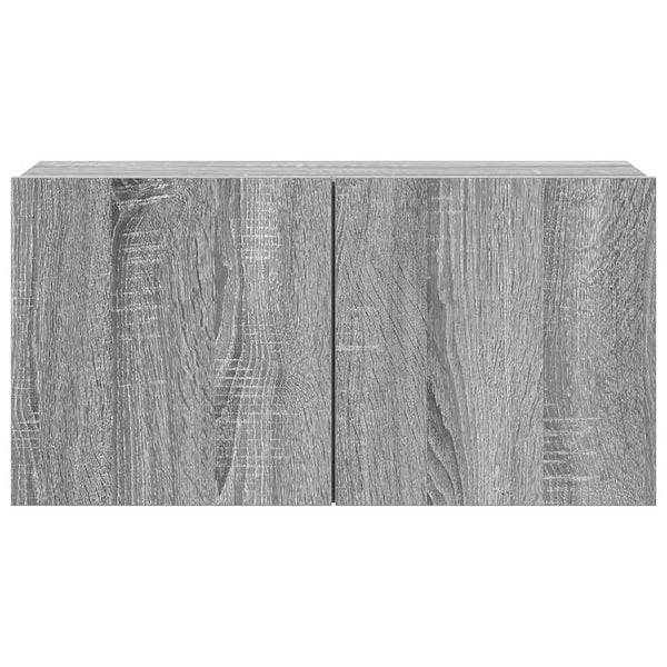vidaXL 4-Piece TV Cabinet Set Grey Sonoma Engineered Wood