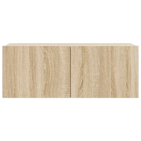 vidaXL 4-Piece TV Cabinet Set Sonoma Oak Engineered Wood