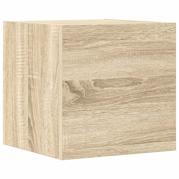 vidaXL 4-Piece TV Cabinet Set Sonoma Oak Engineered Wood