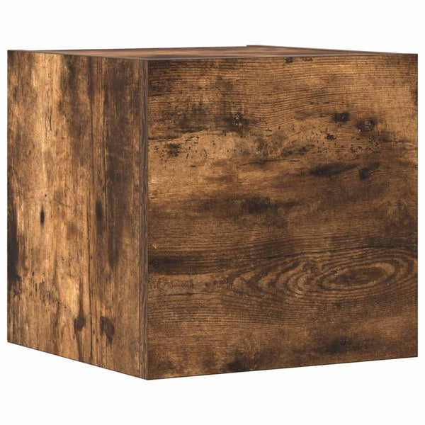 vidaXL 4-Piece TV Cabinet Set Smoked Oak Engineered Wood