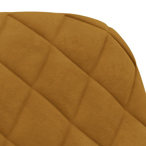 vidaXL Dining Chairs 2 pcs Brown Velvet