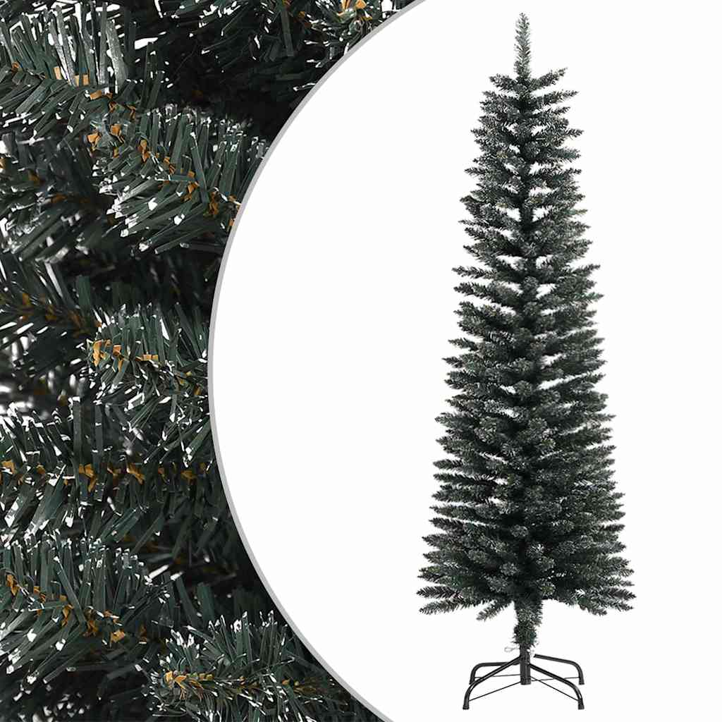 Schlanker, grüner Kunst-Weihnachtsbaum 150cm