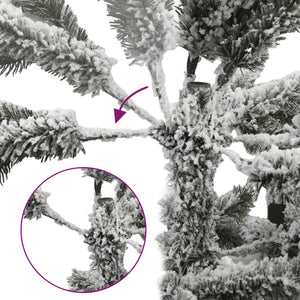 Beschneiter künstlicher Weihnachtsbaum 210cm
