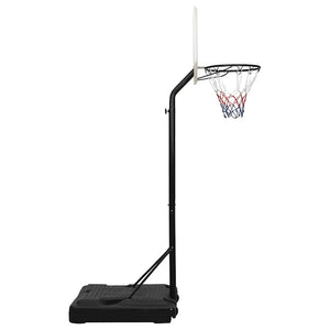 vidaXL Basketball Hoop White 237-307 cm Polyethylene