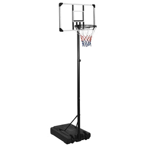 vidaXL Basketball Hoop Transparent 235-305 cm Polycarbonate